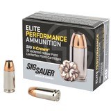 Sig Sauer Elite Performance 9mm Luger Ammo 115 grain V-Crown JHP Box of 20 Rounds E9MMA1-20 - Online Only - 1 of 1