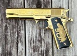 Colt 1911 38 Super El Presidente De Oro Gold Engraved 1 OF 500 O1911C-SS38-ELP - 2 of 4