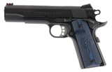 Colt 1911 Government Competition 45 ACP Blue Grip O1970CCS