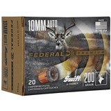 Federal Premium 10mm Auto Ammo 200 grain Swift A-Frame JHP Box of 20 Rounds P10SA