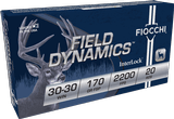 Fiocchi Field Dynamics 30-30 Win Ammo 170 grain FSP Case of 200 Rounds 3030C