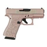 Glock 43X 9mm Glock & Roses Full Engraved Rose Gold MOS Optics Ready PX4350201FRMOSGR - 1 of 1