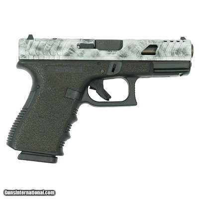 Glock 19 Gen 3 9mm Custom Static Stipple Frame Marbled Slide UI1950203SMME