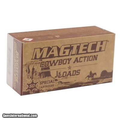 Magtech Cowboy Action 357 Magnum Ammo 158 grain Lead Flat Nose Case of 1000 Rounds 357L