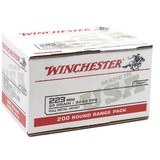 Winchester USA 223 Remington Ammo 55 grain FMJ Box of 200 Rounds W223200 - 1 of 1