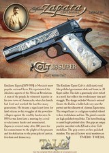 Colt Mexican Heritage Emiliano Zapata Centennial 38 Super Low Serial Number #048/500 - 2 of 6