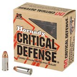 Hornady Critical Defense 25 Auto 35 grain FTX Box of 25 Rounds 90014 - 1 of 1