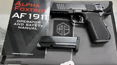 ALPHA FOXTROT 1911 9mm AF1911-S15 Handgun