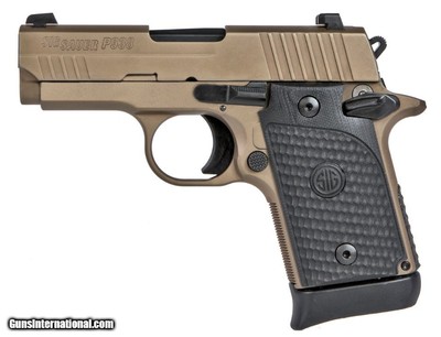 Sig Sauer P938 9mm Emperor Scorpion 6 Round Capacity 938-9-ESCPN-AMBI