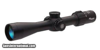 Sig Sauer Sierra3BDX 4.5-14x44mm Riflescope, 30mm Tube, BDX-R1 Digital Ballistic Reticle, 0.25 MOA, Black, NSN N SOSBDX34111