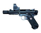 Used Ruger Mark IV Tactical 22 LR 5- Magazines Holosun 507Comp Volquartsen Trigger 40150 MK - 2 of 3