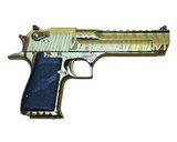 Blem Magnum Research Desert Eagle 44 Mag Titanium Gold Tiger Stripe ZDE44TGTS - 1 of 2