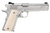 Kimber Stainless II 38 Super High Polished G10 Ivory Grips 5