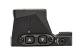 Sig Sauer Romeo X Reflex Sight Open Compact Footprint Circle Dot Black SORX1200 - 1 of 3