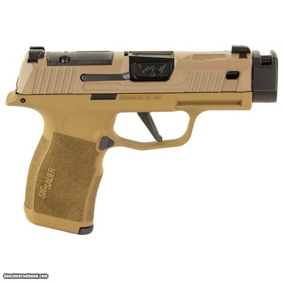 Sig Sauer 365X 9mm Zaffiri Barrel W/ Comp Black/Tan 12 Round Capacity