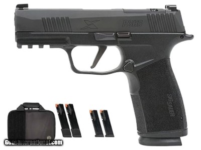 Sig Sauer 365X 9mm TacPro Optics Ready 5- Magazines 365XCA-9-BXR3-TACPRO