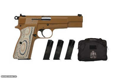 Springfield Armory SA-35 9mm Coyote Brown 4- 15 Round Mags SA35 Hi-Power FDE HP9201CB-PKG