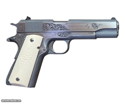 Colt Wilbur Glahn 1911 45 ACP Series 70 Government Engraved 1 of 300 TALO Model