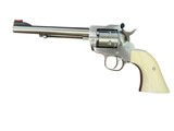 Used Ruger Single-Six Convertible Stainless – .22 LR / .22 Magnum, 6.5” Barrel, Ivory-Style Grips - 1 of 7