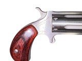 Used North American Arms .22 Magnum Mini Revolver – Stainless Steel, Rosewood Grips, 1.63