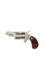 Used North American Arms .22 Magnum Mini Revolver – Stainless Steel, Rosewood Grips, 1.63