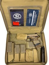 FN FNX-45 Tactical FDE .45 ACP – Threaded Barrel, 5 Mags, Soft Case, Optics Ready - 2 of 10