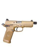 FN FNX-45 Tactical FDE .45 ACP – Threaded Barrel, 5 Mags, Soft Case, Optics Ready - 3 of 10