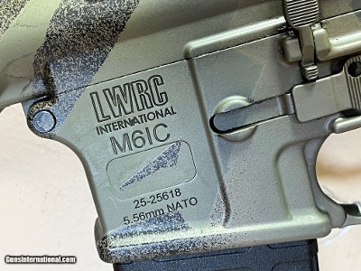 Used LWRC M6IC 5.56 NATO (DI)– Spiral Fluted Barrel, M-LOK Rail, Custom Camo Cerakote - Image 5 of 9