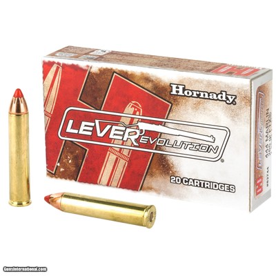 Hornady LEVERevolution 444 Marlin Ammo 265 grain FTX Tipped Case of 200 Rounds 82744