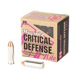 Hornady Critical Defense Lite 38 Special Ammo 90 grain FTX Case of 250 Rounds 90300 - Online Only