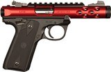 Ruger Mark IV 22/45 Lite 22 LR Davidson's Exclusive Red Threaded Barrel 43910 MK