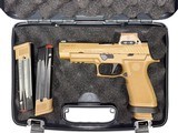 Used Sig Sauer M17X-RX – 9mm X-Series, Romeo M17 Optic, Coyote Finish, (3) 21-Round Mags