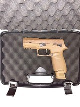 Used Sig Sauer P320 M18 – 9mm, Coyote Finish, 3.9