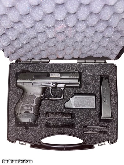 Used HK P30SK V1 9mm Subcompact Pistol – DA/SA, Night Sights, 10+1/13+1 Mags Included