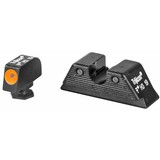 Trijicon HD Night Sight Set, MOS Fit Rear, Glock 17, 17L, 19, 22, 23, 24, 25, 26, 27, 28, 31, 32, 33, 34, 35, 37, 38 and 39, Orange, 601089