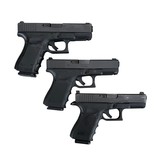 One (1) Glock 19 Gen 4 9mm POLICE TRADE 1 Mag Night Sights G19 G4 USED