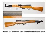 Norinco SKS Paratrooper 7.62x39 – Chinese Short Rifle, 10rd Fixed Mag, Bright Blonde Stock