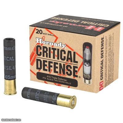 Hornady Critical Defense 410 Bore Ammo 2-1/2