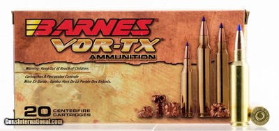 Barnes VOR-TX 300 WSM Ammo 165 grain TTSX-BT Case of 200 Rounds 21536