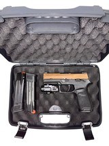 Used SIG Sauer P320 M18 9mm Snakebite – Coyote Slide, Manual Safety, w/ Streamlight TLR-6A - 1 of 8