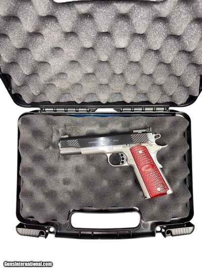 Used Kimber Grand Raptor II .45 ACP – Custom Shop 1911, Stainless, Redwood Grips