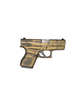 Used Glock G43 9mm – Custom Cerakote American Flag Edition, 6+1 Slimline Carry Pistol - 3 of 8