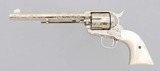 Factory Engraved Colt Third Generation Single Action Army Revolver - 1 of 2