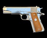 Used Colt Government 1911 38 Super MK IV Series 70 Nickel Circa 1972 - 2 of 4