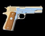 Used Colt Government 1911 38 Super MK IV Series 70 Nickel Circa 1972 - 1 of 4