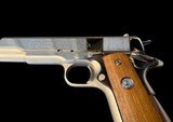 Used Colt Government 1911 38 Super MK IV Series 70 Nickel Circa 1972 - 4 of 4