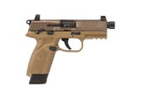 FN America 502 22 LR FDE 15 Round Capacity 66-101006 - 1 of 1