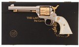 Colt Pat Garrett Commemorative Single Action Army Revolver – .45 LC Nickel & Gold Finish - 1 of 1