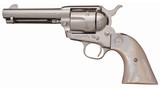 Colt Single Action Army Revolver 2nd Gen .45 LC – Nickel Finish, Pearl Grips, Rare Configuration - 1 of 3
