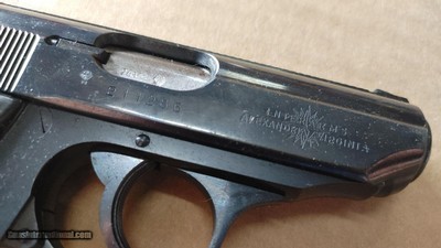 West German Walther PPK/S 32 ACP Interarms Imported 7+1